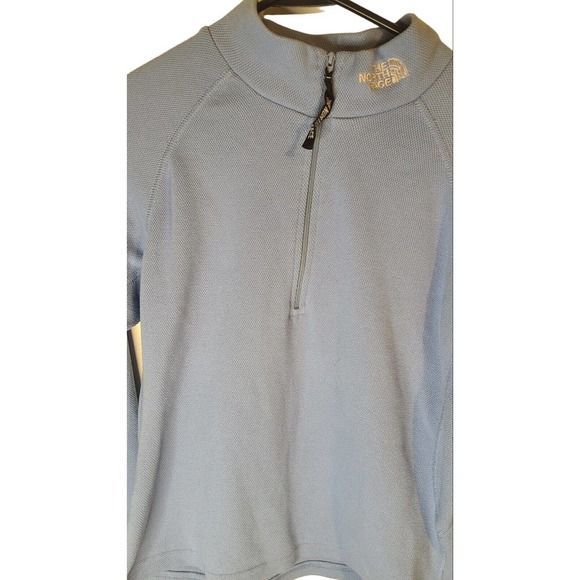 The North Face‎ 1/2 zip Size Small/P Light Blue - Picture 1 of 5
